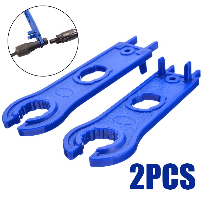 1pair x PV T Branch parallel connection 30A 1000V Electrical PV Connector Photovoltaic 2pcs solar Panel Cable Wire Connect 3T 4T: 2pcs Spanners
