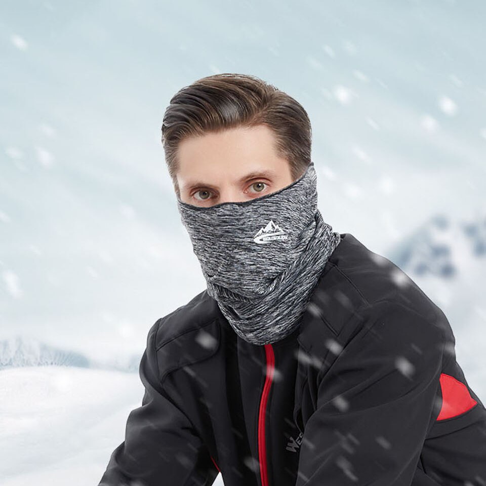 Varm vinter svart bandana huvud täcka hals huvudband cykling fiske balaclava mask halsduk multifunktionella utomhus huvudbonader