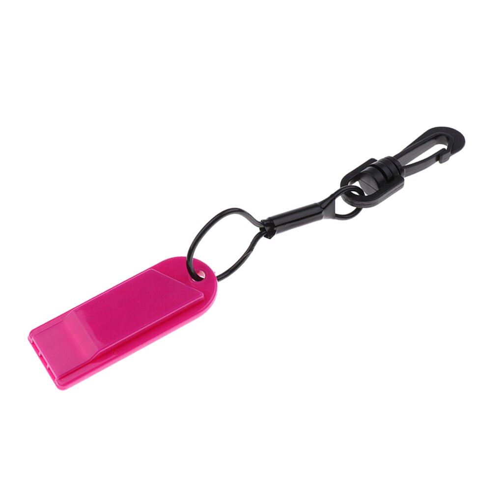 20 Cm/7.87 Inch Veiligheid Fluitje Met Swivel Clip Op Lanyard Bevestiging Aan Kajak Jet Ski Kano Boot