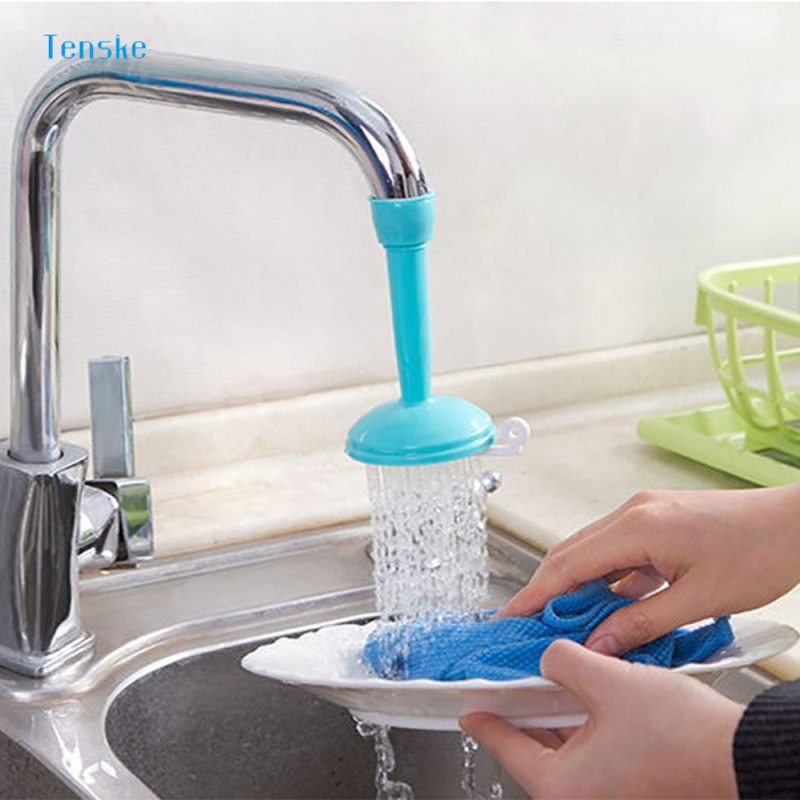Tenske Tap Waterbesparende Apparaat Hoofd Kraan Plastic Anti Splash Filter Goed Voor Keuken Kraan Bad Douche 1 Pc