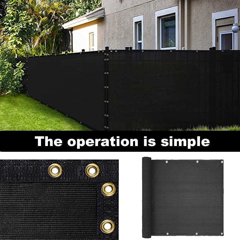 9x20m Multi-purpose Black Sunshade Net Garden Swimming Pool Breathable Parasol Mesh Fence Outdoor Party Leisure Essential Set