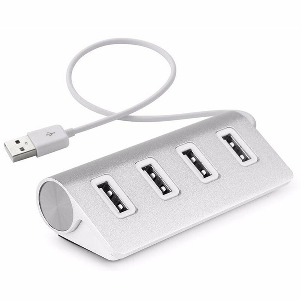 4/7 portar aluminium multi usb 3.0 usb 2.0 hub höghastighets usb splitter kortläsare 5 gbps för pc laptop mac imac macbook pro: 4 portar usb 2.0