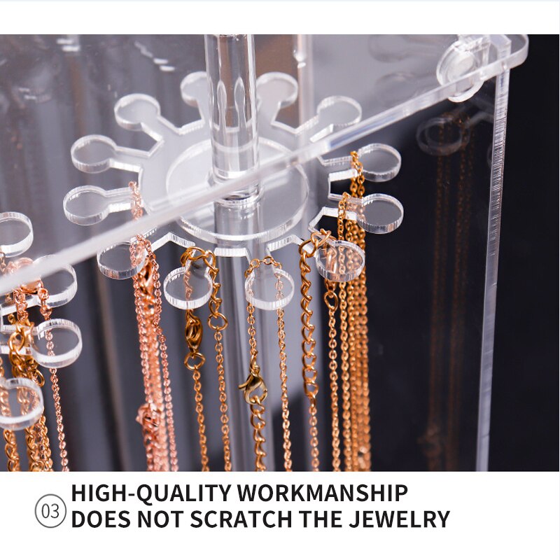 Necklace storage sweater chain collar storage Accessories Box Wedding Birthday Pendant Necklace Storage Jewelry