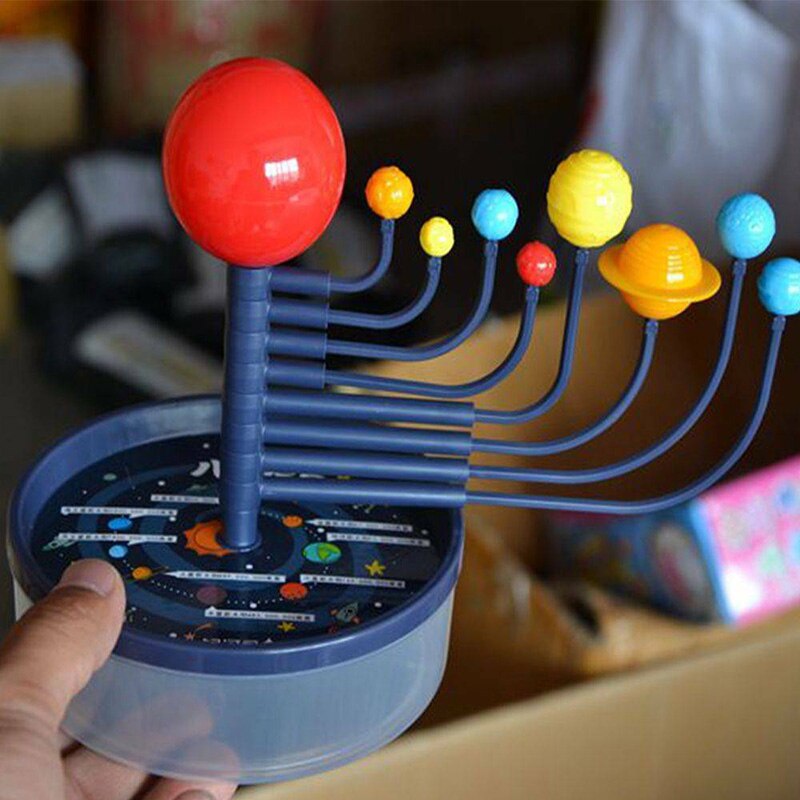 Solsystem 8 planeter model diy videnskab legetøj til børn montering geografi pædagogisk legetøj undervisningsressourcer forsyninger