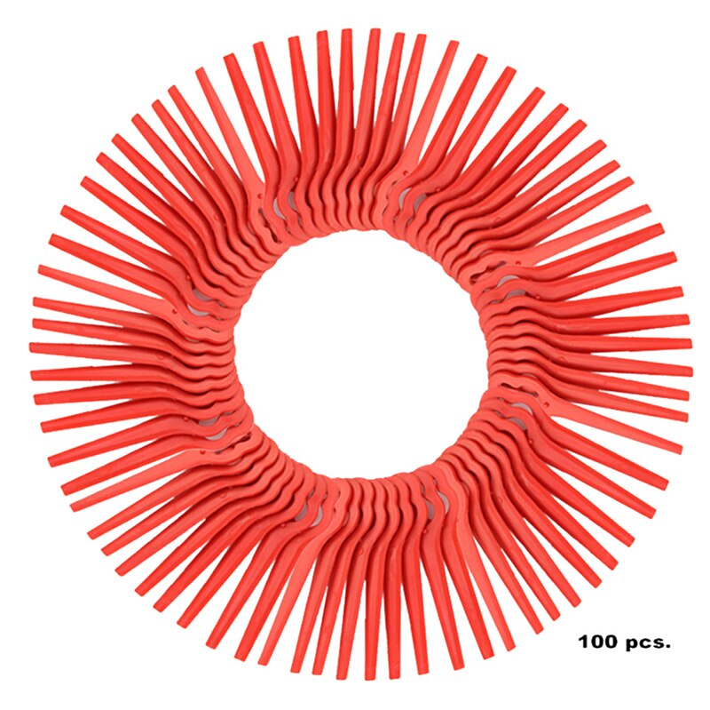 100 pièces en plastique balançoire lame pendentifs pour DKGT06 20V Lithium 1500mAh sans fil coupe gazon jardin Timmer A