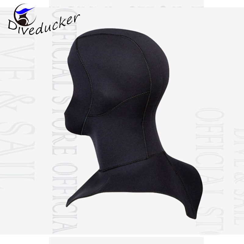 3mm Neopren Tauchen kopfbedeckungen schulter wärmer tauchen Deckel Winter schwimmen kappe Surfen schnorcheln sonne Block wasserdicht murmeln Tauchen Sn