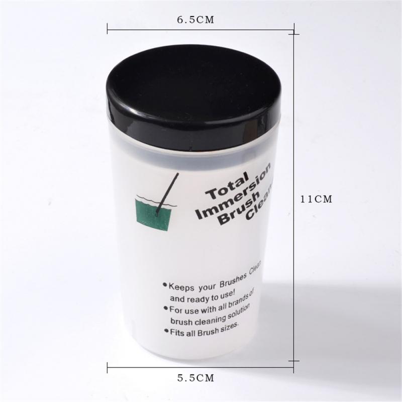 1PC UV Acryl Gel Pen Cleanser Cup Nail Art Make-Up Borstel Soaker Fles Polish Remover Container Cup lege houder