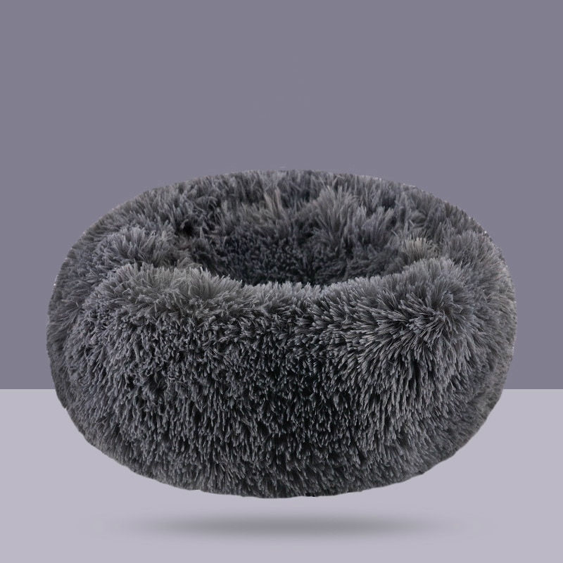 Lits de chien calmant confortable pour les grands petits chiens moyens chiot Labrador étonnamment chat guimauve lit lavable en peluche lit pour animaux de compagnie