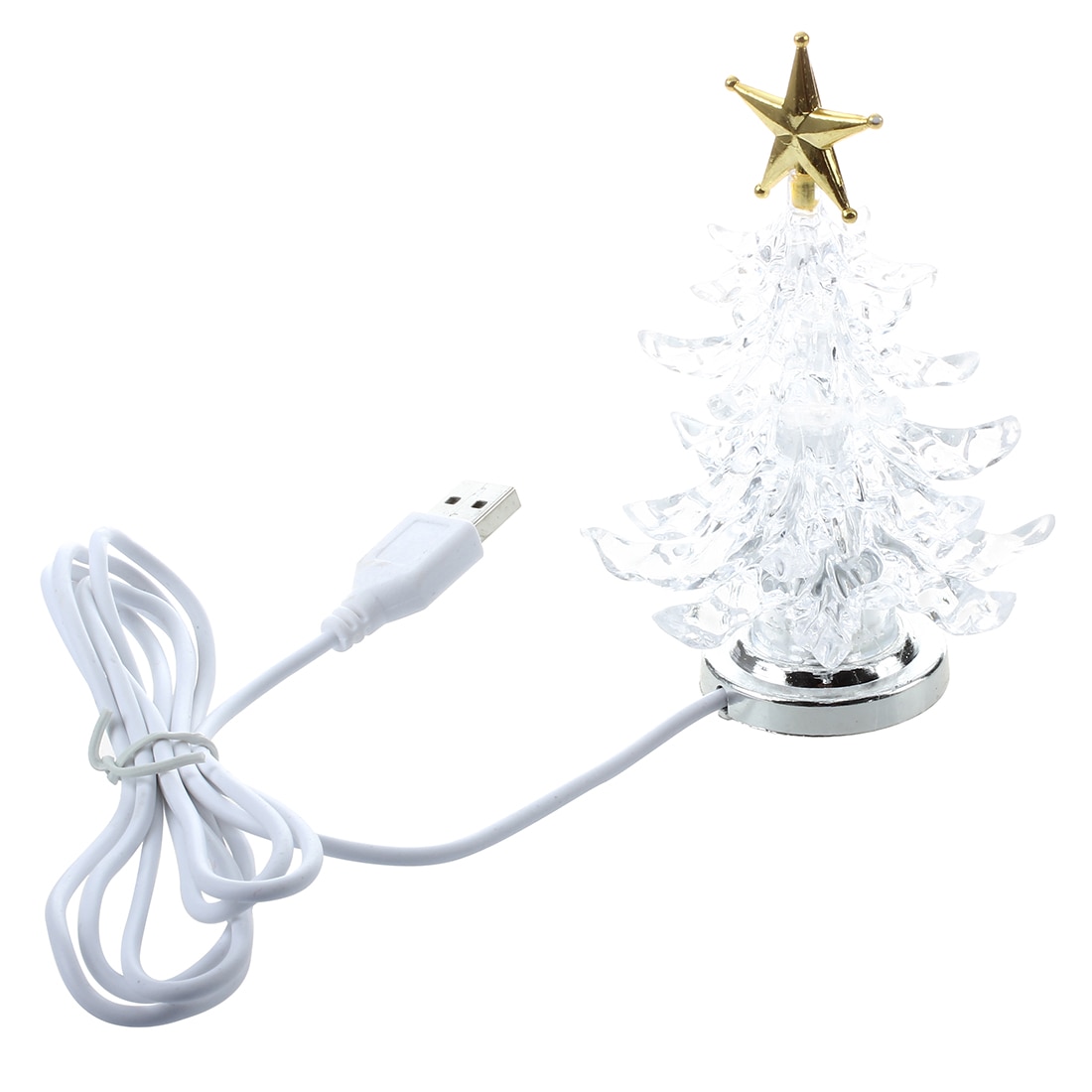 USB Powered Miniatuur Kerstboom Met Multicolor LEDs
