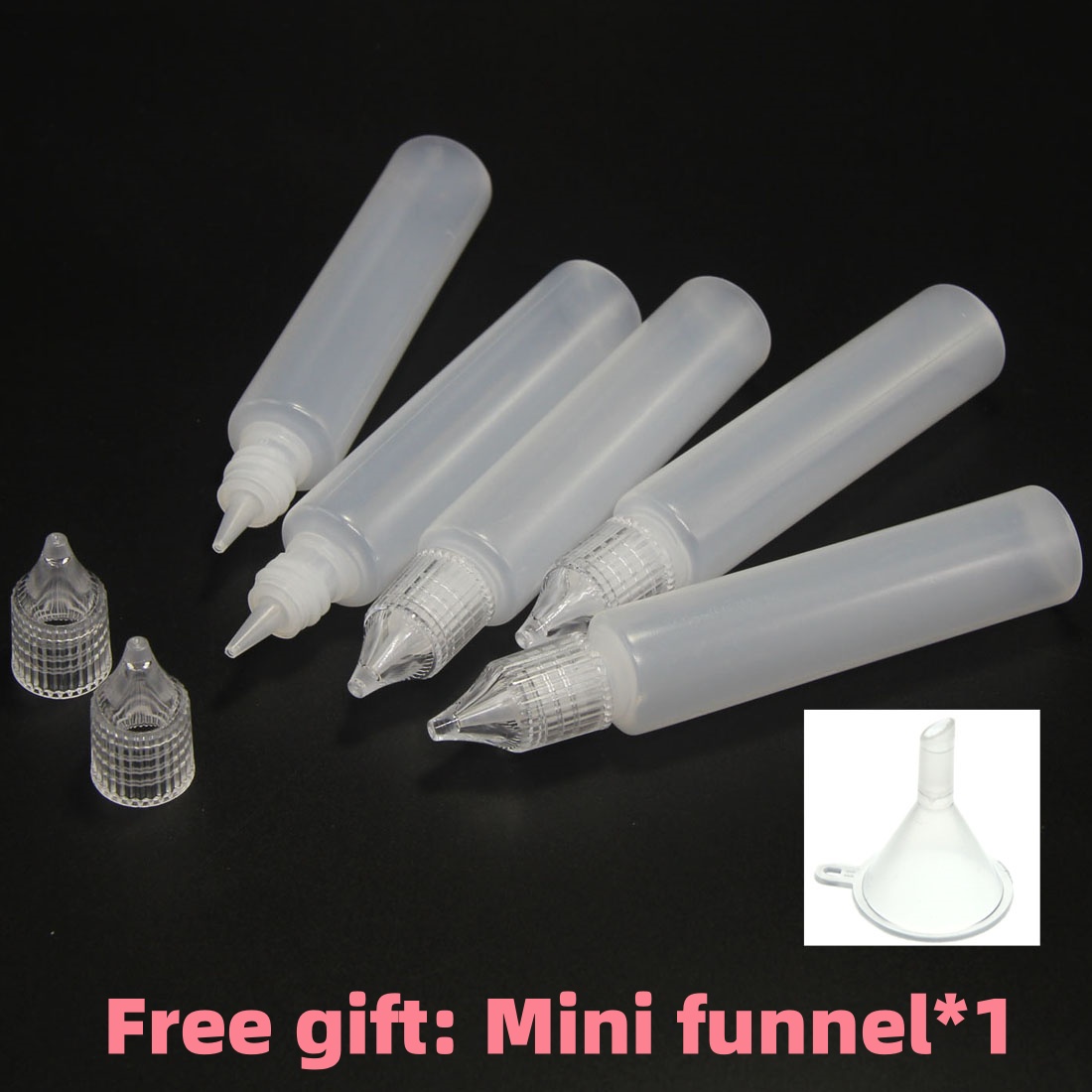 10/15/30/50 ml Plastic Druppelflesje Vloeibare Fles Lege Lange Slanke Fles Pen Vorm fles Voor Inkt Olie Pigment Container