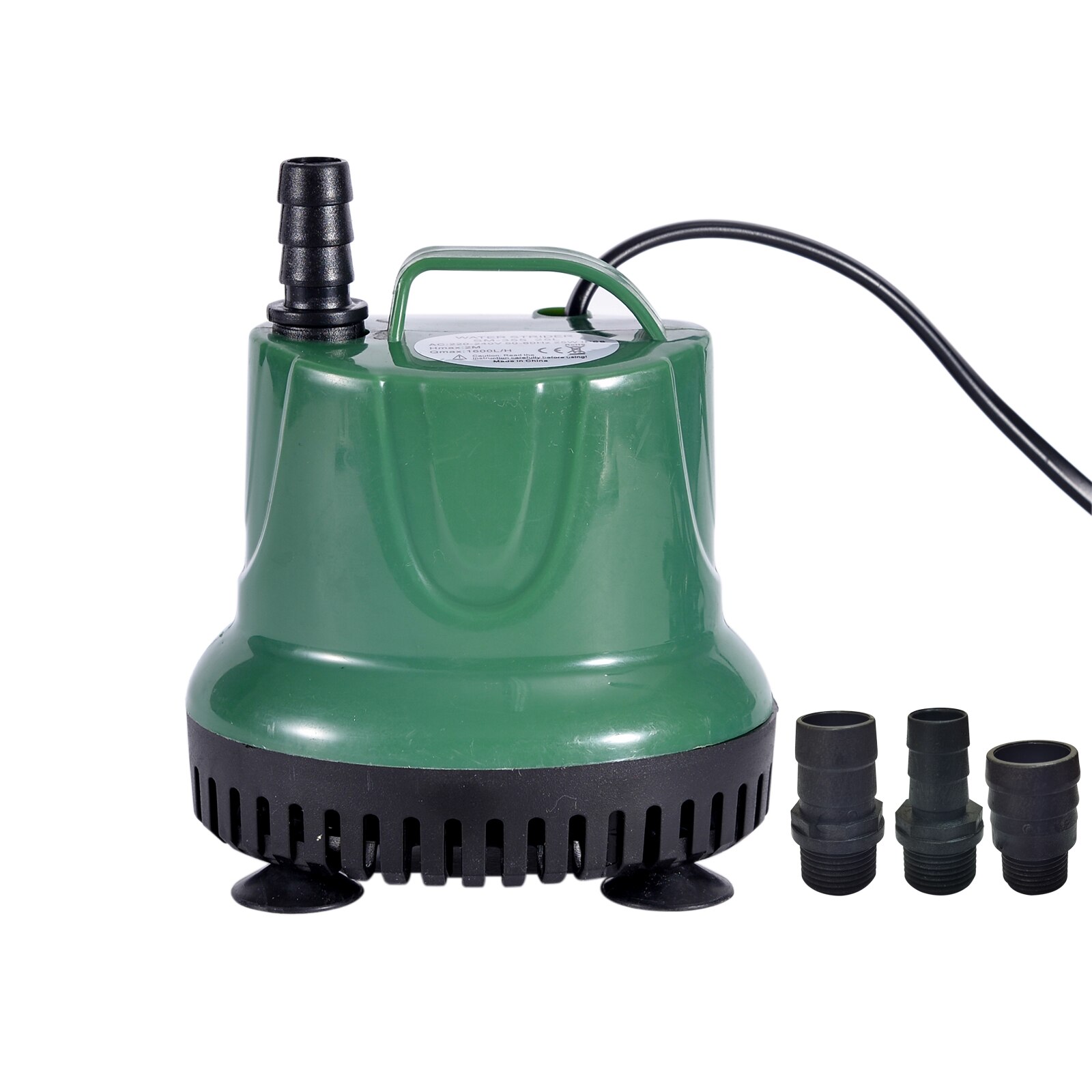 60W 3000L/H Submersible Water Pump Mini Fountain Pump Ultra Quiet for Aquarium Tank Water Hydroponic Systems with Nozzles