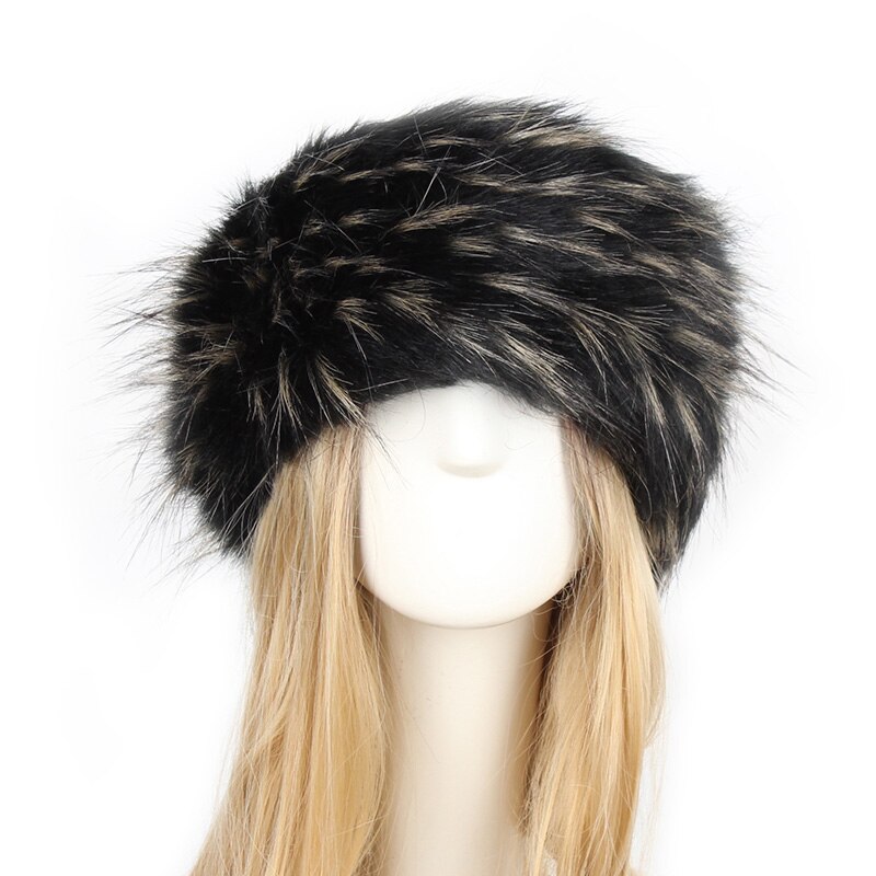 Dikke Pluizige Imitatie Bontmuts Winter Earwarmer Ski Hoed Vrouwelijke Hoeden Voor Herfst Winter Vrouwen Hoeden Lady Russische: 05