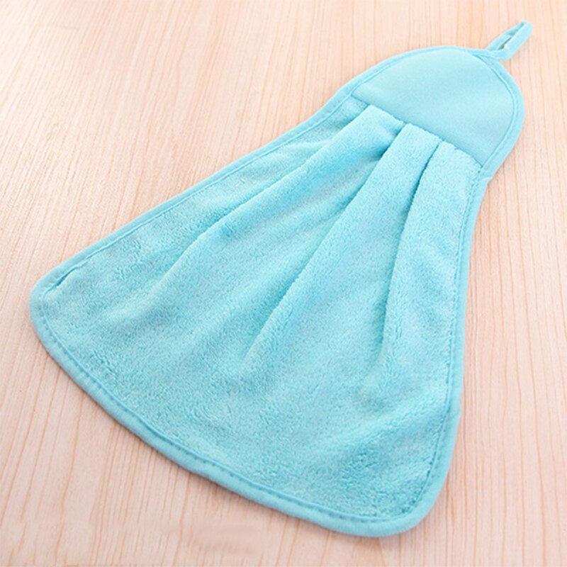 Kitchen Towel Dish Cloths Super Absorbent Kitchen Wash Cloth Wiping Towel for Drying Dishes Wiping Dish Rags Home Dish Cloth: Blue