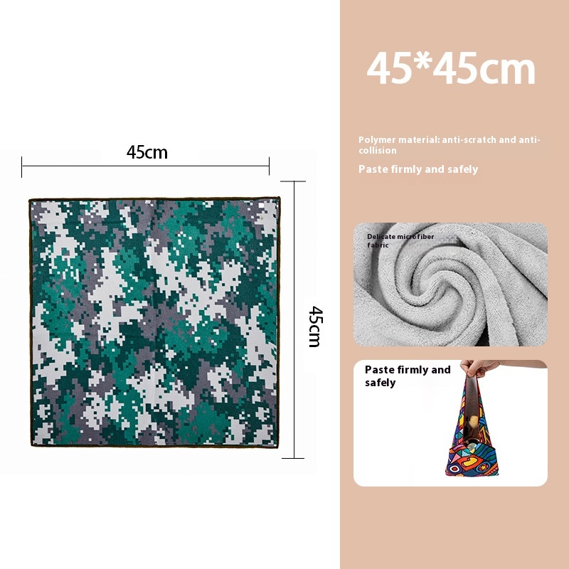 Camera Cover Protective Wrap Cloth Magic Folding Cloth SLR Lens Protector Case Wrapping Storage photographinner Bag: Chocolate