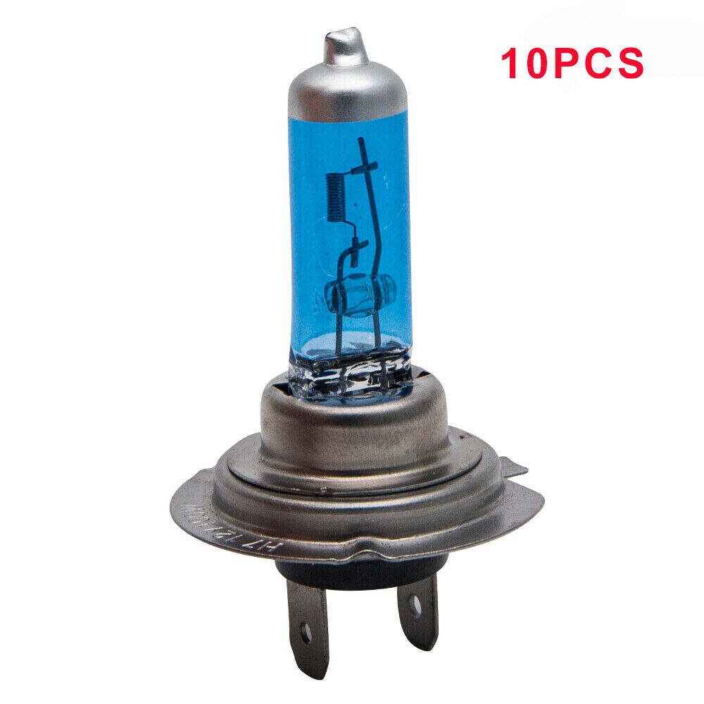 12V 100W 8500K Xenon Hid Super White Effect Look Headlight Lamps Light Bulbs H7 Car Headlight Bulbs: 10pcs
