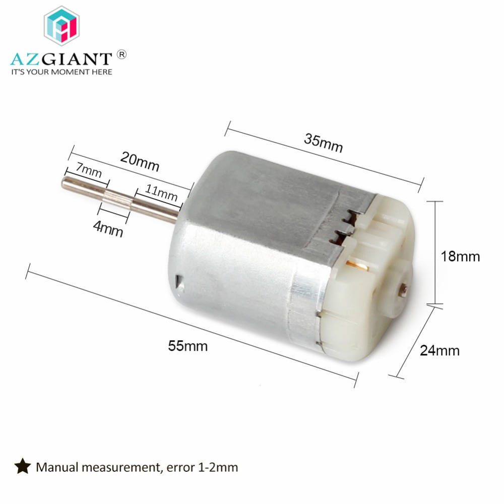 Azgiant Originele Voor Peugeot 20Mm 12V Koolborstel Dc Auto Deurslot Motor FC-280SC-18180 BD339Z07 Mabuchi Lock Actuator motor