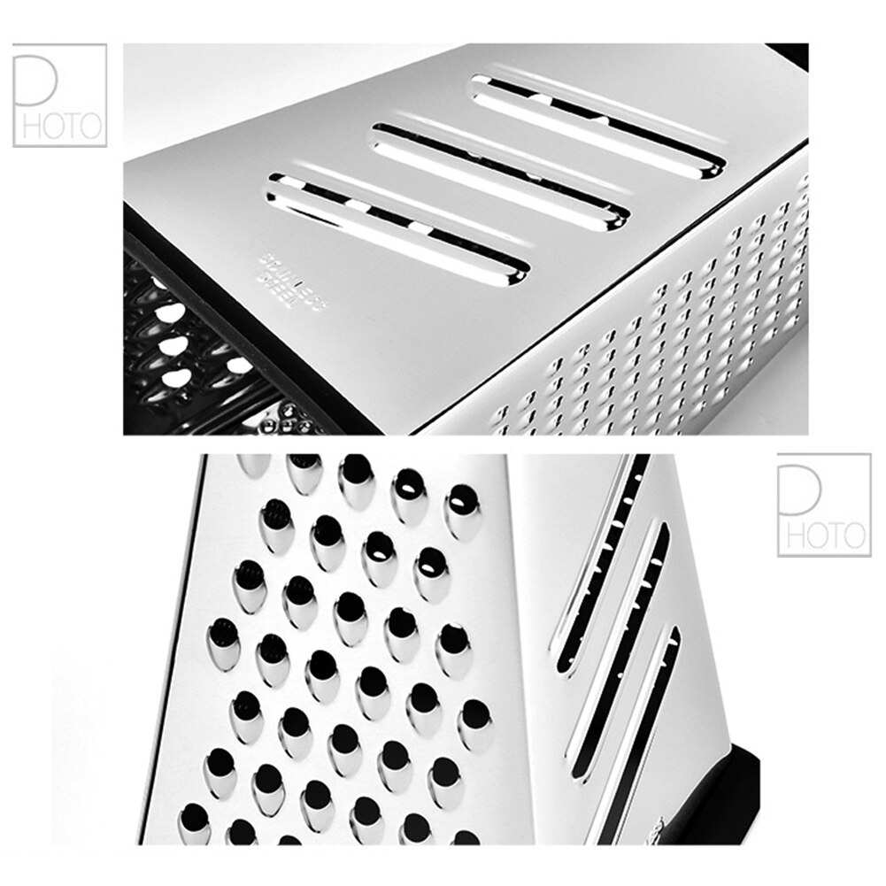 Food Accessory Stainless Steel Salad Kitchen Tools Plane Manual Slicer Carrot Cucumber Labor Saving Vegetables Fruits 4 Sided