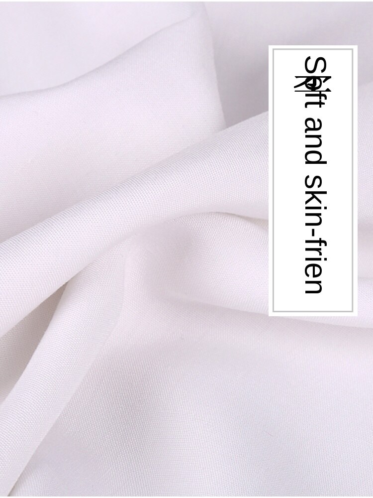 Katoenen Stof Katoen Zijde Effen Kleur Katoenen Doek Zwart Wit Kleding Kleren Stof Doek Katoen Zijde Stof