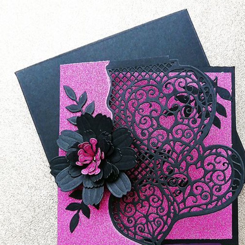 Mixed Lace Edge Border Frame Metal Cutting Dies Stencils For DIY Scrapbooking Decoration Embossing Card Craft Die Cut