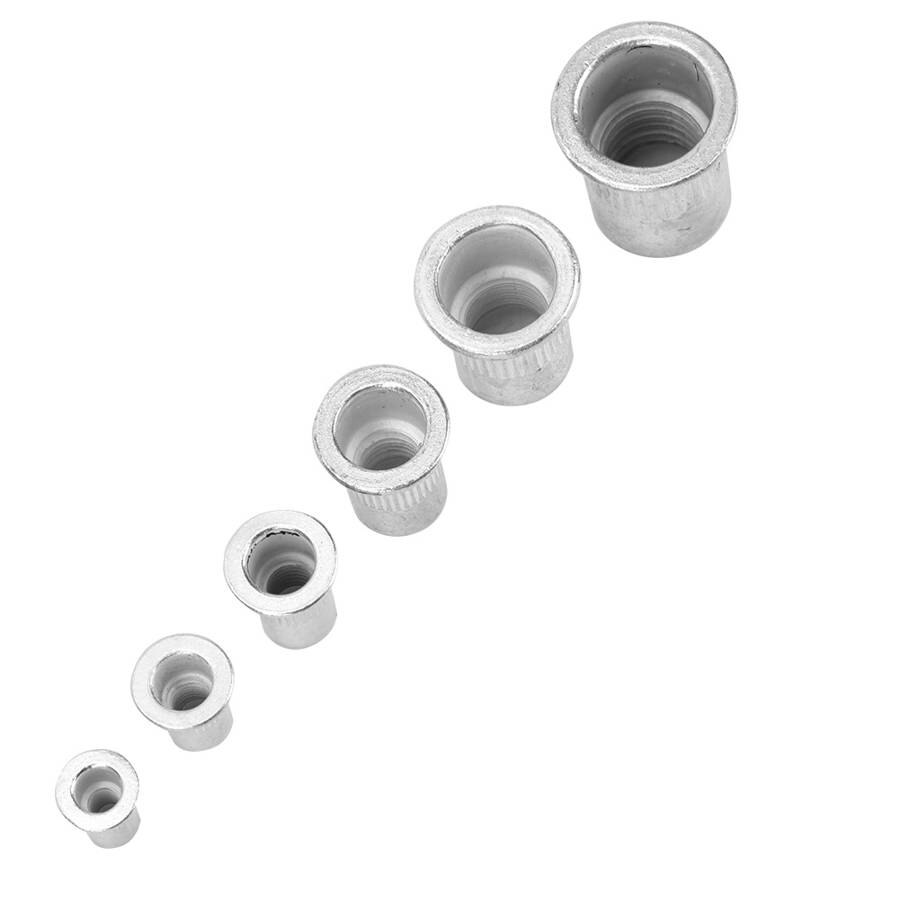 90 kpl alumiininen niittimutteri litteä rivnut insert mutteri  m3 m6 m8 m10