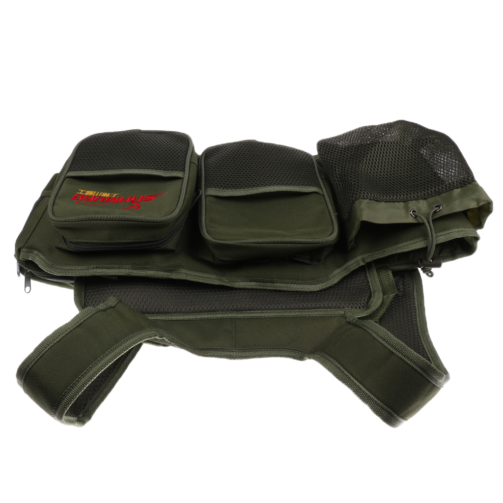 Canvas Seat Box Fishing Backpack Fishing Tackle Seat Box Harness
