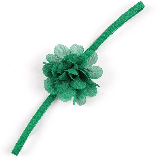 1 Piece MAYA STEPAN Children Headdress Chiffon Flower Hairband Baby Newborn Girls Hair Rope Headband Headwear Headwrap: 2