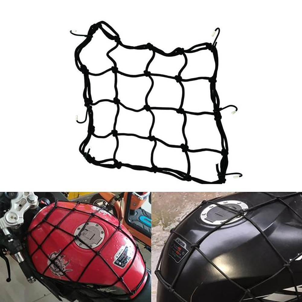 Rede traseira de bicicleta 1 peça, 5 cores, cobertura, borracha, elástico, para bagagem, motocicleta, c1z3