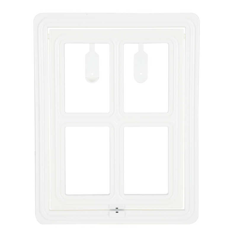 Dog Gate Pet Dog Safety Enclosure Dog Fences Pet Small Size Dog Cat Removable Door with Magnetic Flap Supply Simple: Default Title