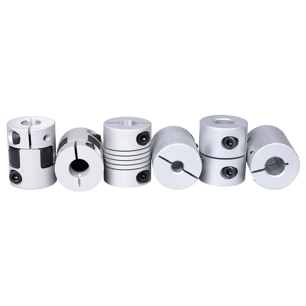 Flexible Welle Kupplung Plum blossom/Starre/Elastische Spann Koppler 3D Drucker Teil Für Gravur Maschine StepperMotor Stecker
