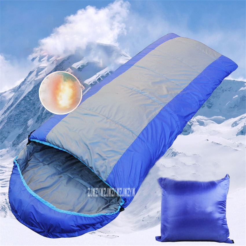 Multifunktionale Selbst-Fahren Reisen Schlafsack Umschlag Fahrzeug Schlafsack draussen Camping Winter Schlafsack: Blau