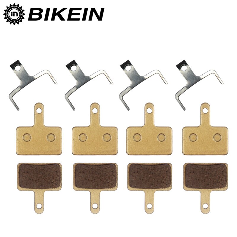 Bikein-4 Pairs Fiets Metall Schijfremblokken Voor Shimano M375 M395 M416 M445 M446 M485 M495 M515 M525 orion Auriga Pro