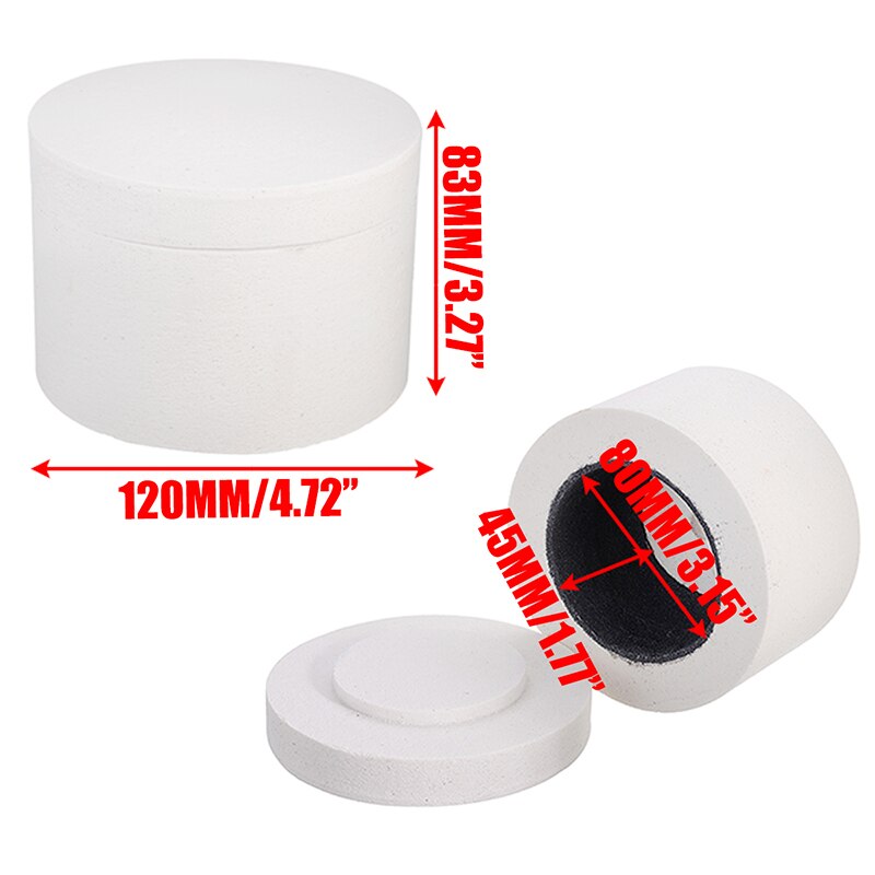 Small Pottery Ceramics Kilns Ceramic Fibre Microwave Kiln For DIY Crystal Glass Jewelry Pendant Arts Craft Making Supplies