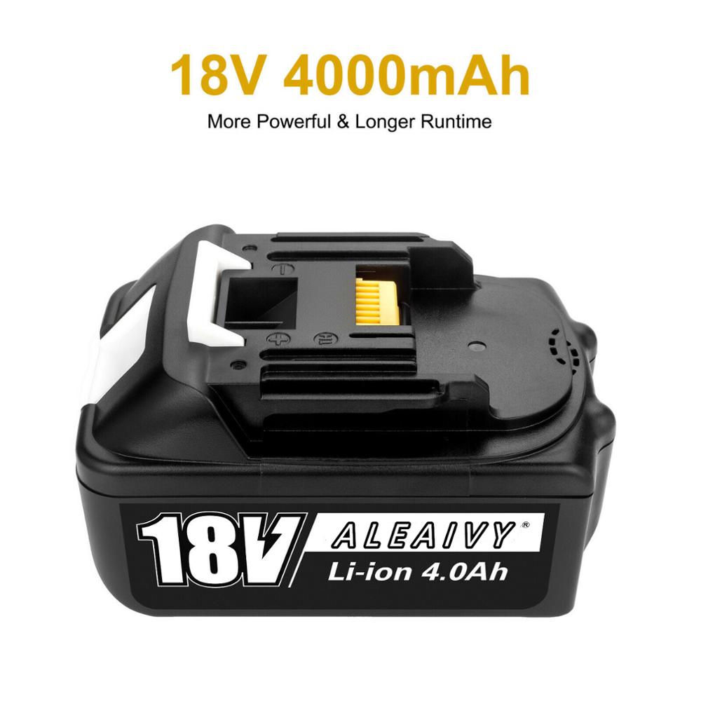 Makita 18V 6.0Ah Rechargeable Li-ion battery For Makita power tool 18 v Batteries BL1840 BL1850 BL1830 BL1860B LXT 400 + Charger