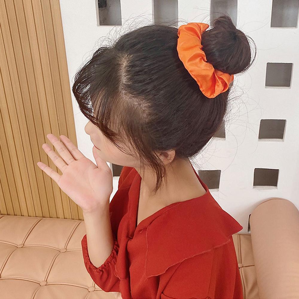 LED Light Luminous Colorful Scrunchies Headband Hair Accessories Girl Highly Elastic Large Intestine Loop Hair Rope
