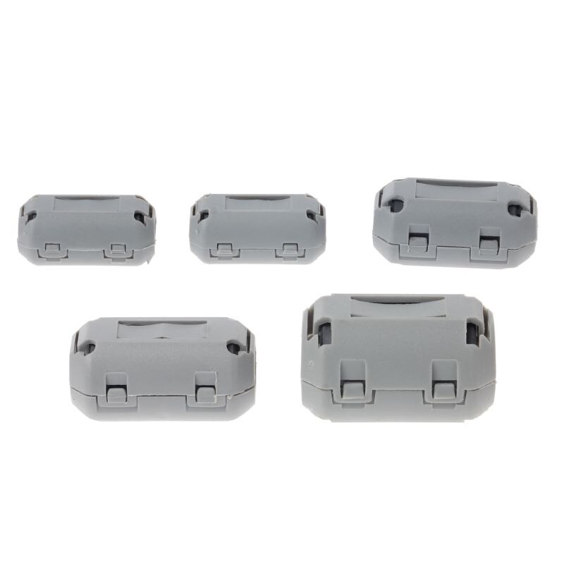 Clip-auf Ferrit Drossel Ring Kabel RFI EMI Lärm Schalldämpfer Filter Kabel Clip R9UF