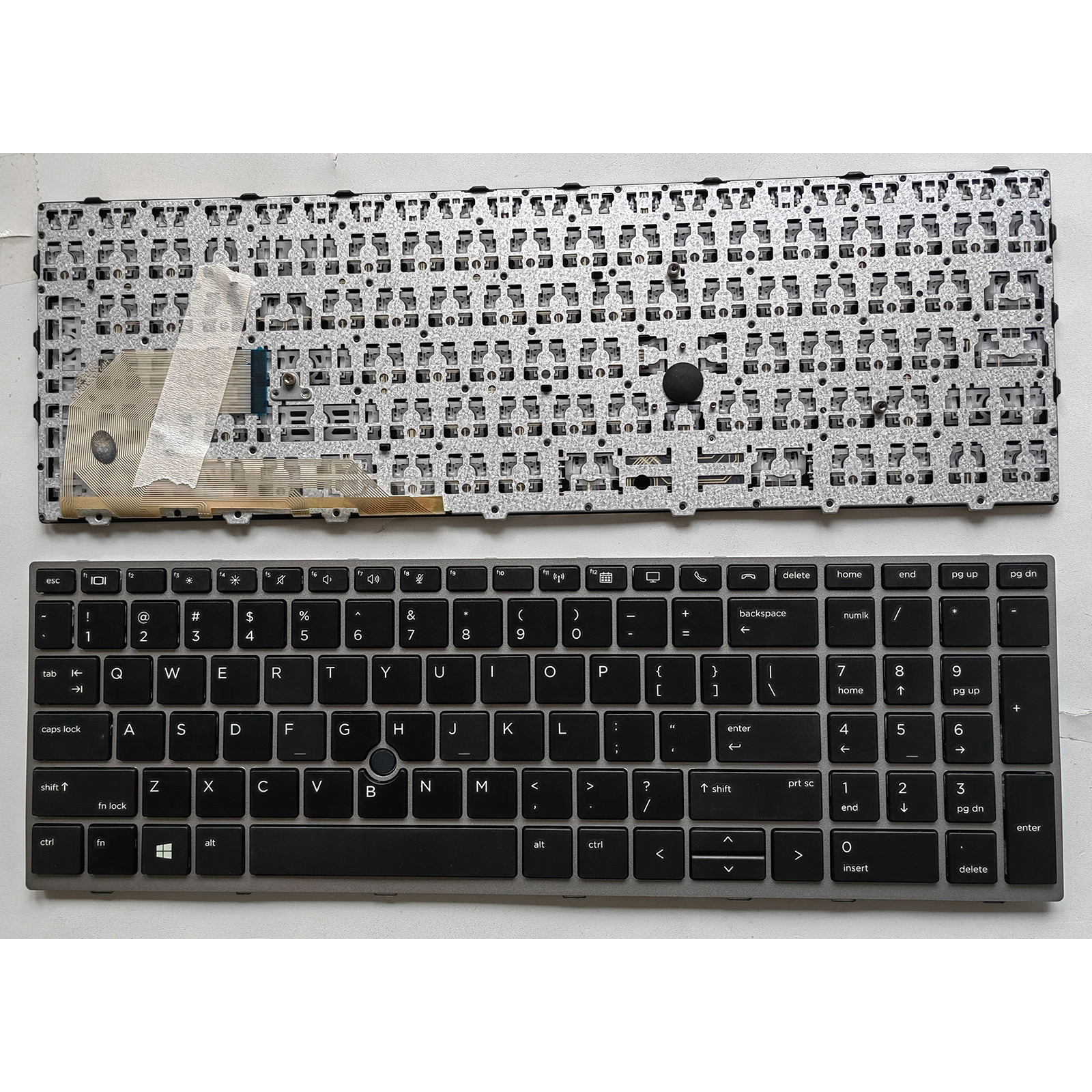 US Toetsenbord voor HP Elitebook 850 G5 850 G6 855 G5 750 G5 G6 755 G5 zbook 15u G5 G6: Zilver