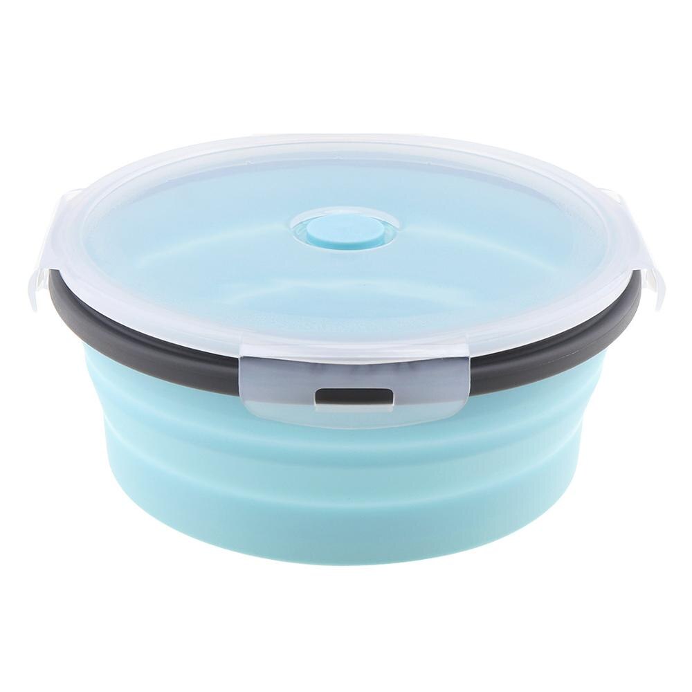 800ML Reusable Folding lunch box Collapsible food contianer lunch container
