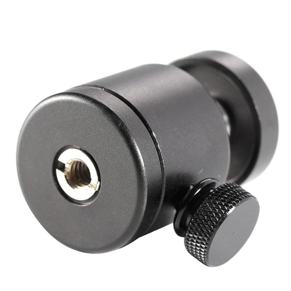 360 Swivel Portable For DSLR Screw Mount Stand Compact Metal Bracket Studio Ball Head Camera Tripod Live Broadcast Holder
