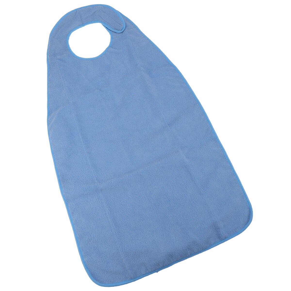 Washable Mealtime Protector Elderly People Meal Bibs Clothing Protector Waterproof Convenient Adult Bib for Adult Old People: White