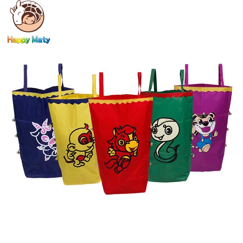 Outdoor Games For Kids Jumping Bag Play Outdoors Sports Games For Children Potato Sack Race Bags Kangaroo Jumping Bag