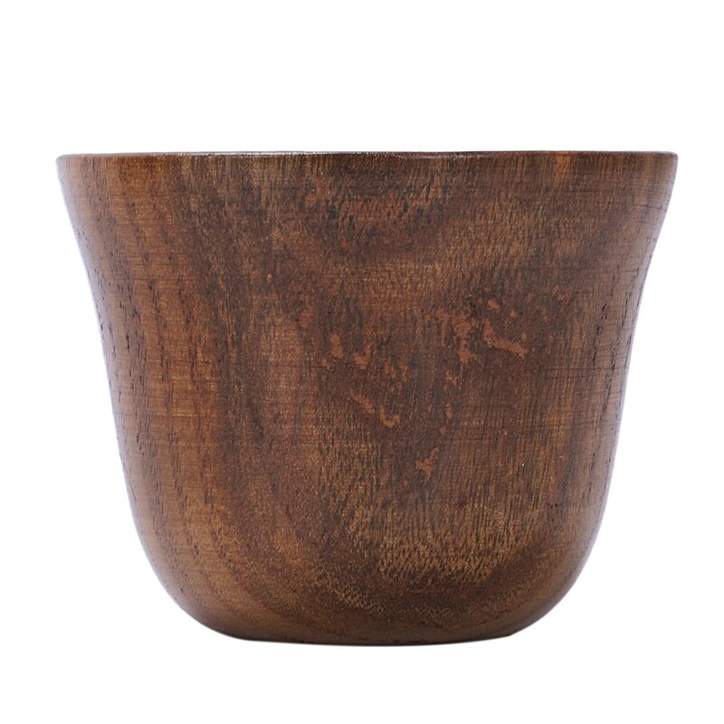 6pcs tea set small wooden cup small cup anti-side wooden cup and natural wood wine glass wooden tea cup