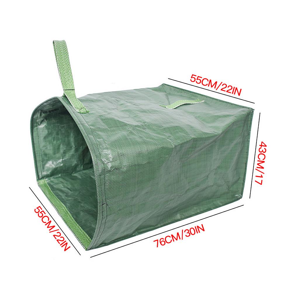 Garbage Storage Trash Bag Portable Collapsible Pop-Up Garden Leaf Trash Can Flowers And For Garden Camping Grass Collection Bin