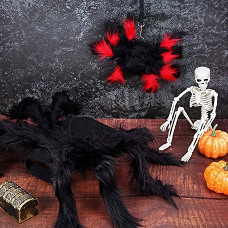 Halloween edderkop kostume til hunde katte halloween edderkop kæledyr kostume kat dekoration  bv789