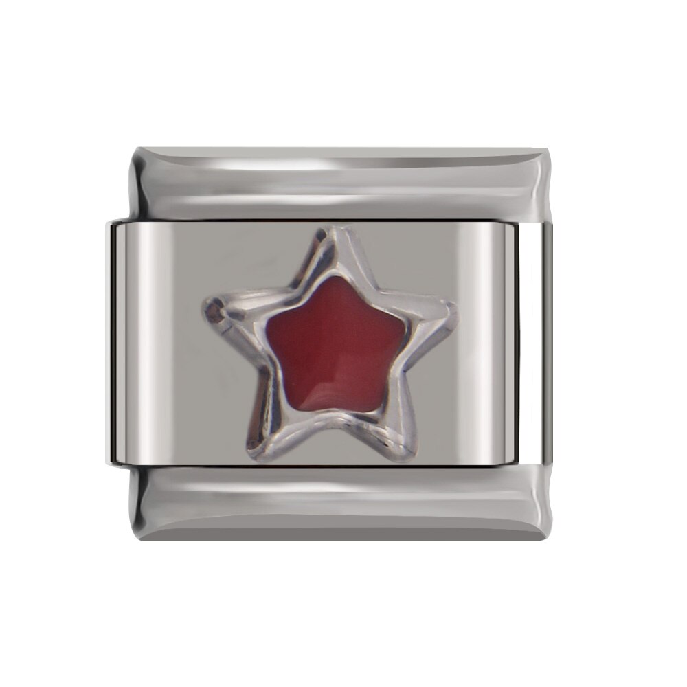 Hapiship Bracelet Charms Leaf Peace Butterfly Star High Heels Daisy Fit 9mm Bracelet Stainless Steel Diy Making F1: B9