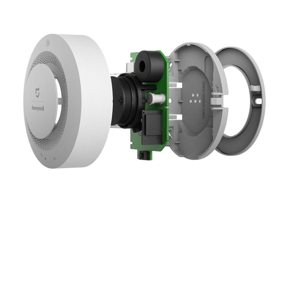 Originele Xiaomi Mijia Honeywell Brandalarm Detector Hoorbare Visuele Rook Sensor Remote Mihome App Smart Control