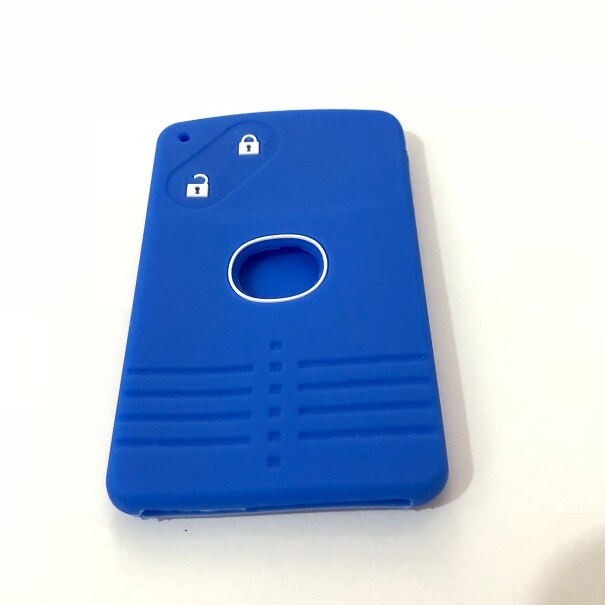 2 Button Card Remote Protect Skin Silicon Jacket For Mazda cx-7 cx-9 fob key card holder 3 5 6 8 Card Key Case Cover: Blue