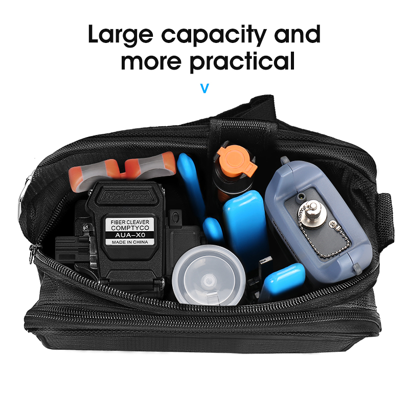 AUA-XO FTTH Tool FTTH Fiber Optic Tool Kit with Fiber Fibra Optica Power Meter and 10mW Visual Fault Locator