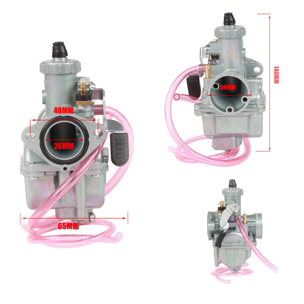De alto rendimiento Mikuni VM22 carburador PZ26 26mm Carb para 125 de 140 de 150 160cc suciedad Pit Bike ATV de la motocicleta accesorios partes