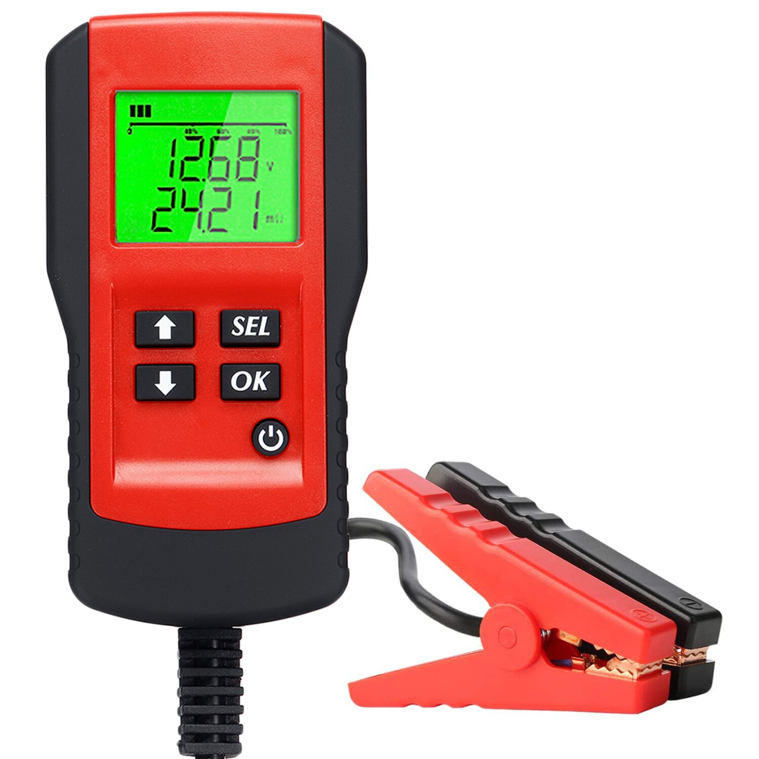 Battery Tester Car Battery Load Tester 12V 100-9999CCA Digital Battery Analyzer for Cars and