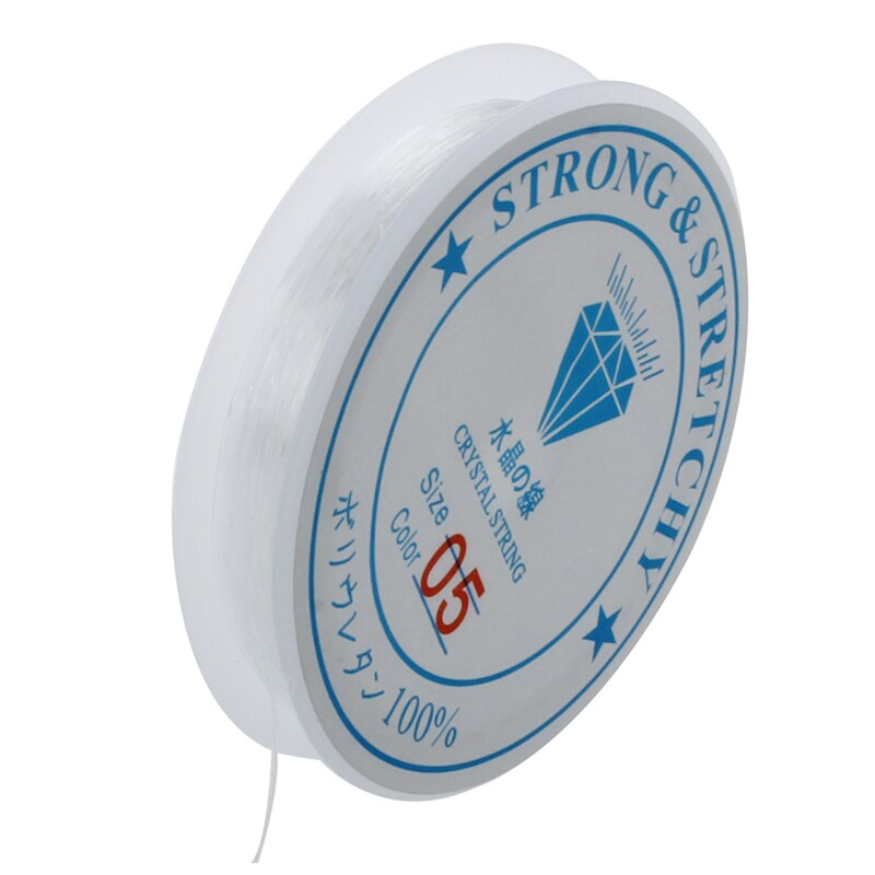 Rulltråd genomskinlig elastisk lina 0.5mm